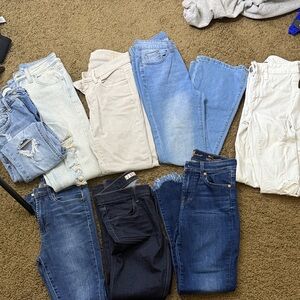 Lot of small size jeans